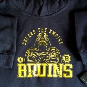 NWT STAR WARS x BOSTON BRUINS, Youth XL Hoodie, Official NHL Merchandise